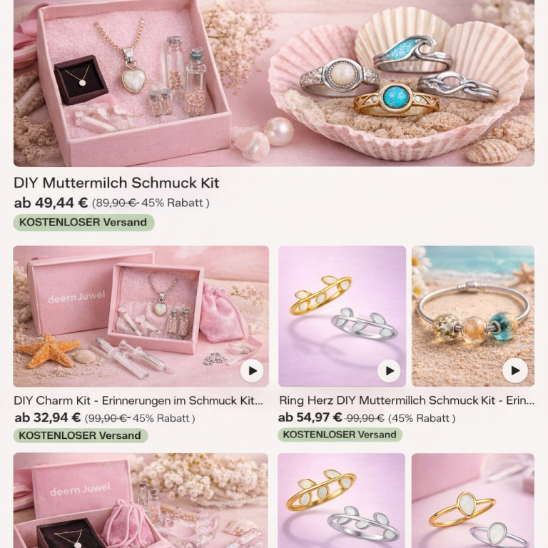 Porzellan-Optik mit zwei Durchgängen Porzellan-Optik mit zwei Durchgängen